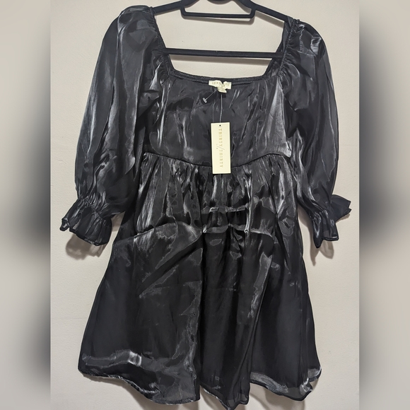 Barbie Thirty Thirty Black Mini Dress - Picture 11 of 11